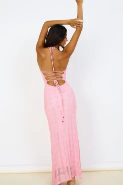 Vacation Dresses|Spring Break Dresses>Hello Molly Kombucha Maxi Dress Pink