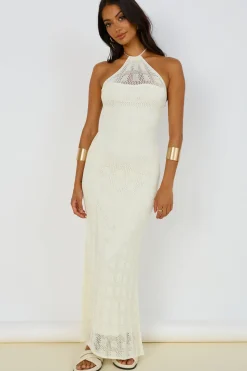 Vacation Dresses|Spring Break Dresses>Hello Molly Kombucha Maxi Dress White