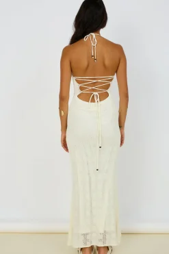 Vacation Dresses|Spring Break Dresses>Hello Molly Kombucha Maxi Dress White