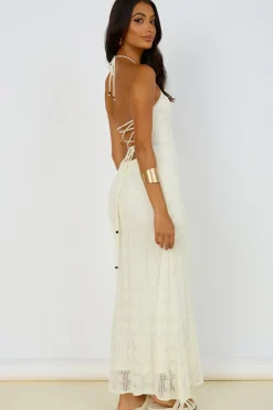 Vacation Dresses|Spring Break Dresses>Hello Molly Kombucha Maxi Dress White