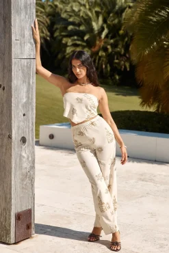 Two-Piece Pants Set>Hello Molly La Cantina Set Beige