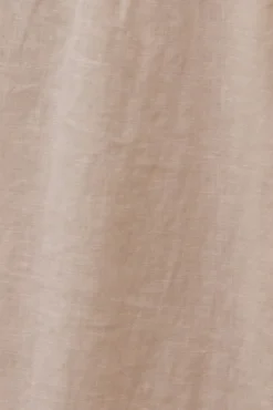 Vacation Dresses|Date Night Dresses>Fortunate One Lacey 100% Linen Maxi Dress White