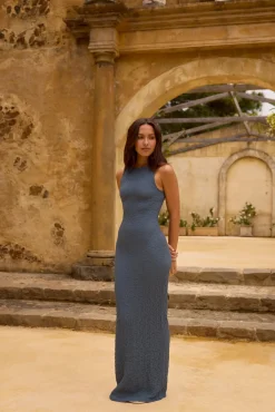 Vacation Dresses|Date Night Dresses>Hello Molly Lani Maire Maxi Dress Teal