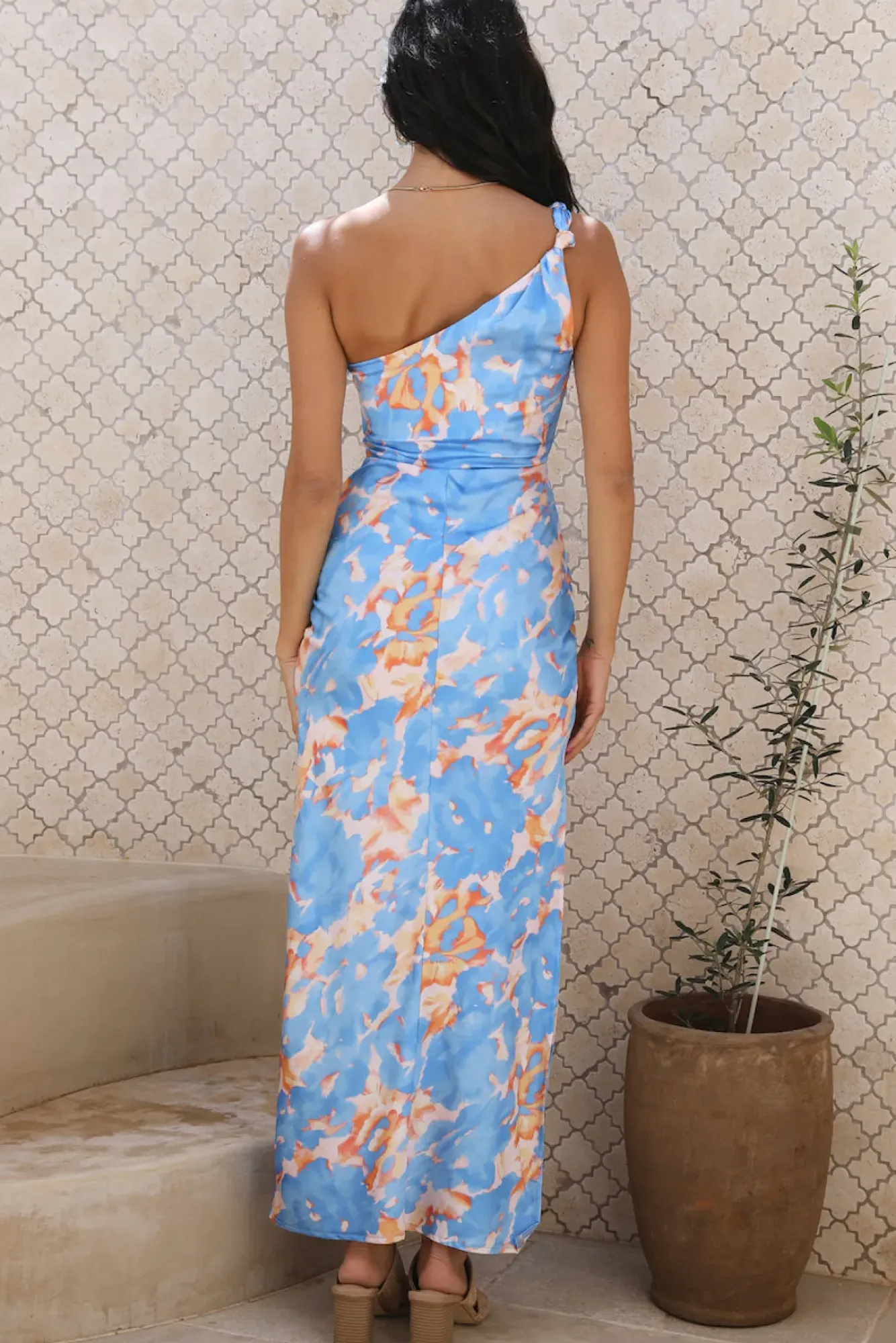 Cocktail Dresses|Vacation Dresses>Hello Molly Last Time Maxi Dress Blue