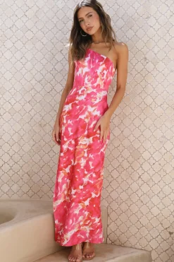 Cocktail Dresses|Spring Break Dresses>Hello Molly Last Time Maxi Dress Pink