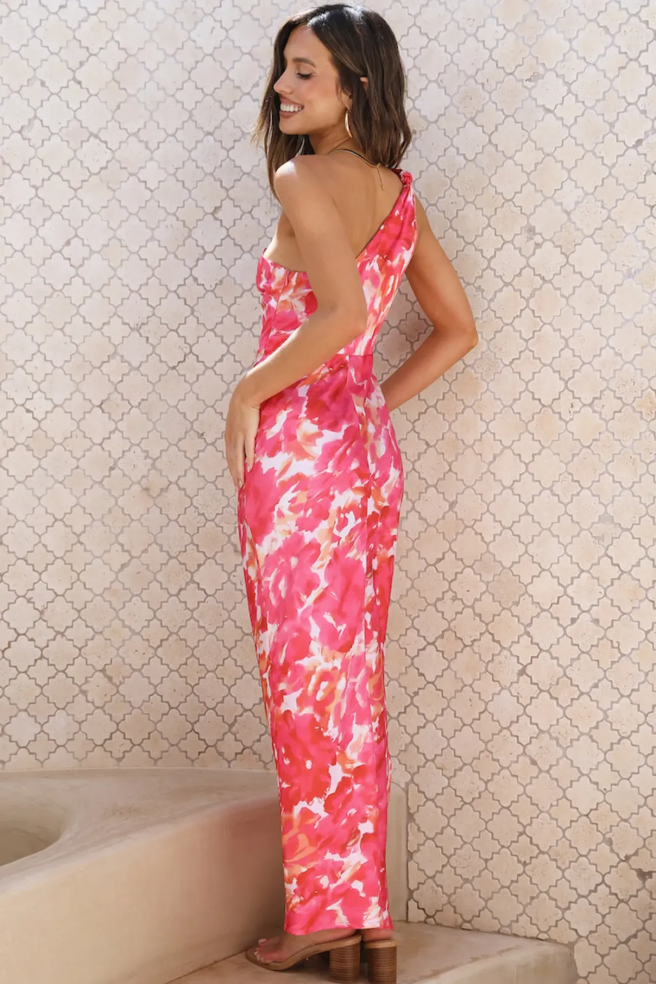 Cocktail Dresses|Spring Break Dresses>Hello Molly Last Time Maxi Dress Pink