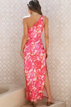 Cocktail Dresses|Spring Break Dresses>Hello Molly Last Time Maxi Dress Pink