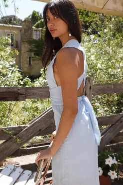 Vacation Dresses|Spring Break Dresses>Hello Molly Late Night Maxi Dress Blue