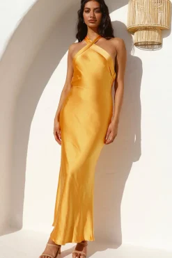 Wedding Guest Dresses|Formal Dresses>Hello Molly Leading Lady Maxi Dress Yellow