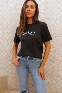 Shirts|Cropped>Lee Classic Tee Off-Kilter Black