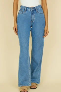 Pants|Jeans>Lee 90's Mid Baggy Jean Blue Saints