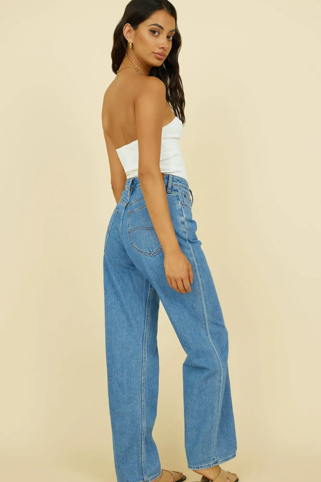 Pants|Jeans>Lee 90's Mid Baggy Jean Blue Saints