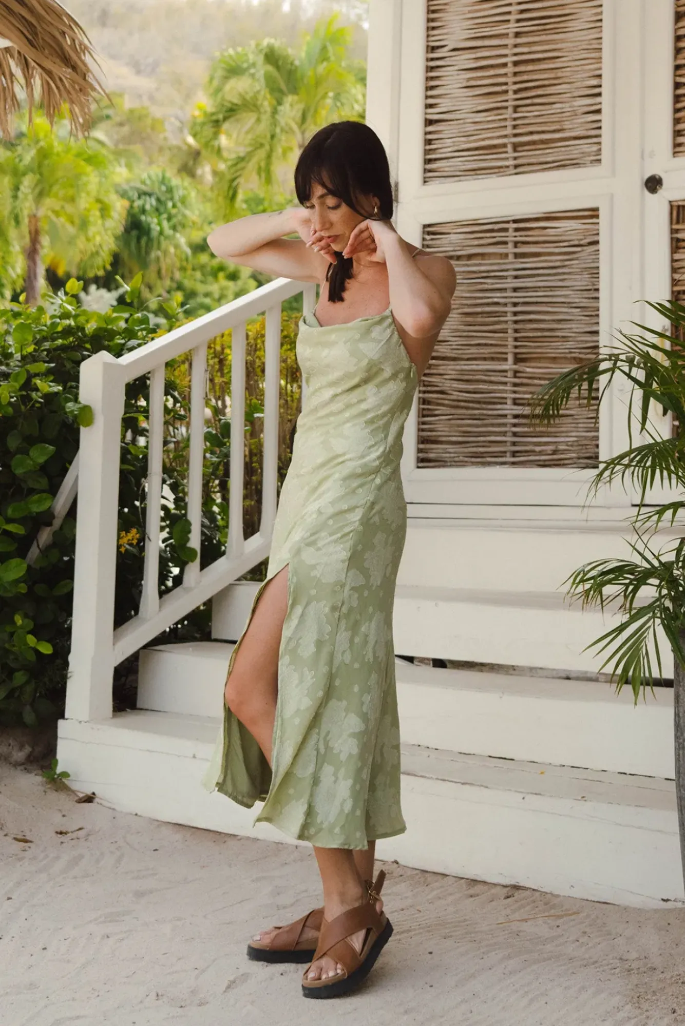 Spring Break Dresses|Summer Dresses>Hello Molly Leora Midi Dress Green