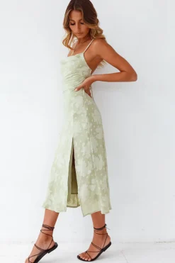Spring Break Dresses|Summer Dresses>Hello Molly Leora Midi Dress Green