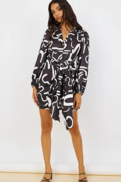 Vacation Dresses|Spring Break Dresses>Hello Molly Less I Know Dress Black
