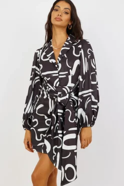 Vacation Dresses|Spring Break Dresses>Hello Molly Less I Know Dress Black