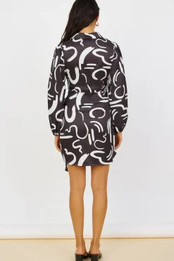 Vacation Dresses|Spring Break Dresses>Hello Molly Less I Know Dress Black