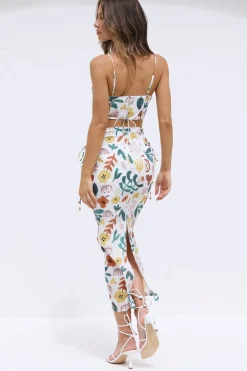 Skirts|Skirt And Top Sets>Hello Molly Let's Dance Maxi Skirt Multi