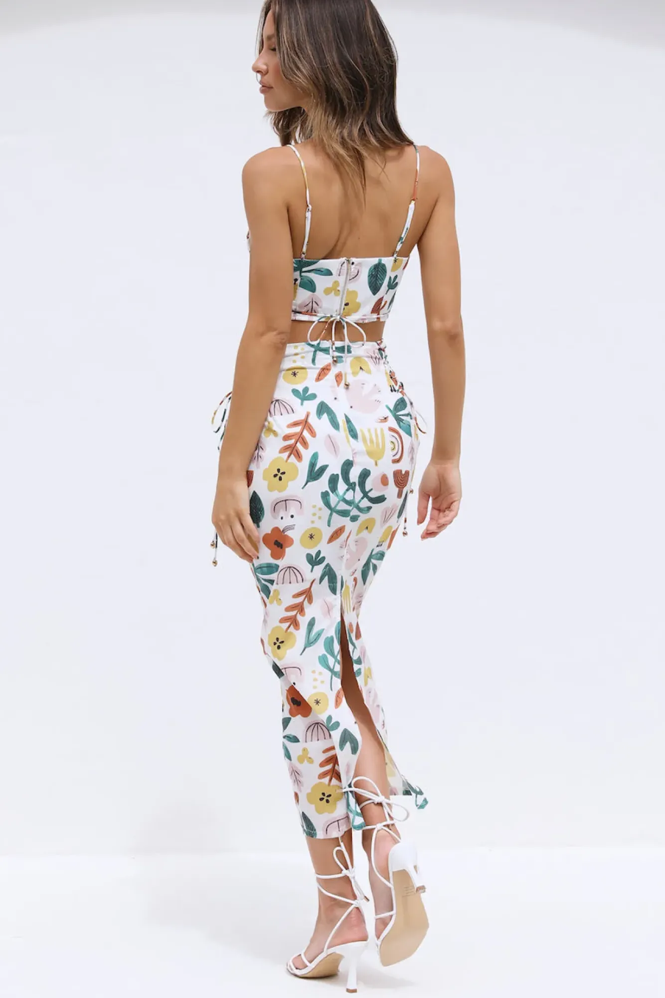 Skirts|Skirt And Top Sets>Hello Molly Let's Dance Maxi Skirt Multi
