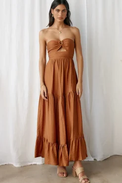 Vacation Dresses|Spring Break Dresses>Hello Molly Let's Fly Away Maxi Dress Tan