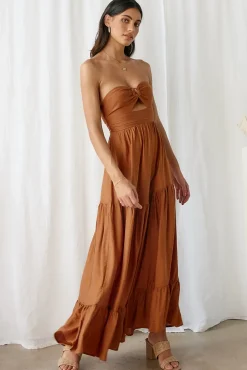 Vacation Dresses|Spring Break Dresses>Hello Molly Let's Fly Away Maxi Dress Tan