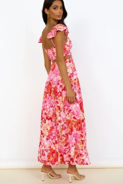 Vacation Dresses|Spring Break Dresses>Hello Molly Life Of The Party Maxi Dress Pink