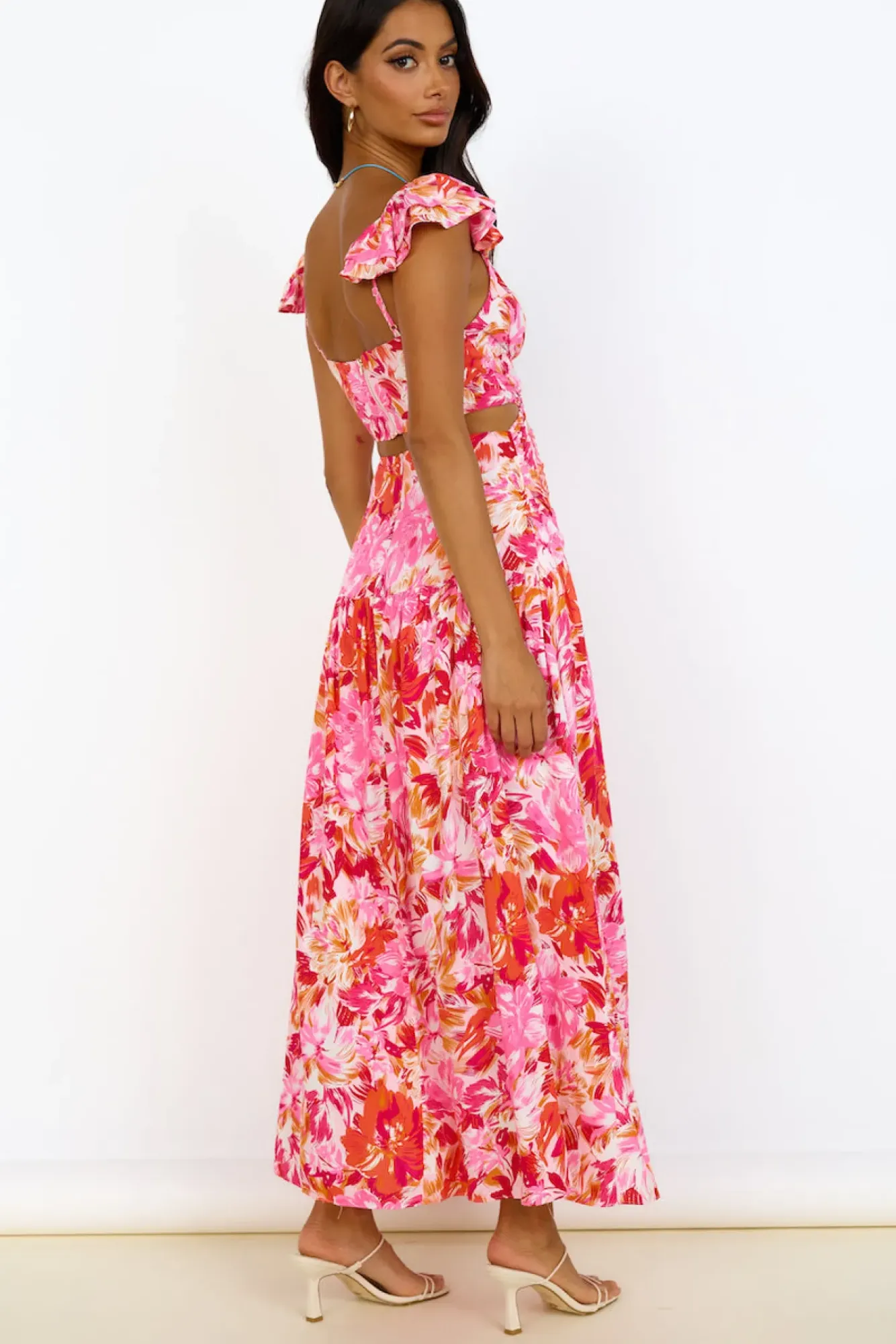 Vacation Dresses|Spring Break Dresses>Hello Molly Life Of The Party Maxi Dress Pink