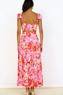 Vacation Dresses|Spring Break Dresses>Hello Molly Life Of The Party Maxi Dress Pink