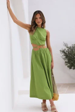 Wedding Guest Dresses|Casual Dresses>Hello Molly Lifetime Maxi Dress Green