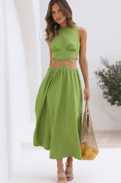 Wedding Guest Dresses|Casual Dresses>Hello Molly Lifetime Maxi Dress Green