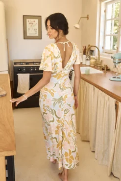 Vacation Dresses|Brunch Dresses>Hello Molly Lights On Midi Dress Multi