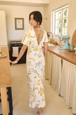 Vacation Dresses|Brunch Dresses>Hello Molly Lights On Midi Dress Multi