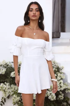 Spring Break Dresses|Casual Dresses>Hello Molly Lil Hearts Dress White