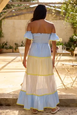 Wedding Guest Dresses|Vacation Dresses>Hello Molly Lillis and Lemons Maxi Dress Blue
