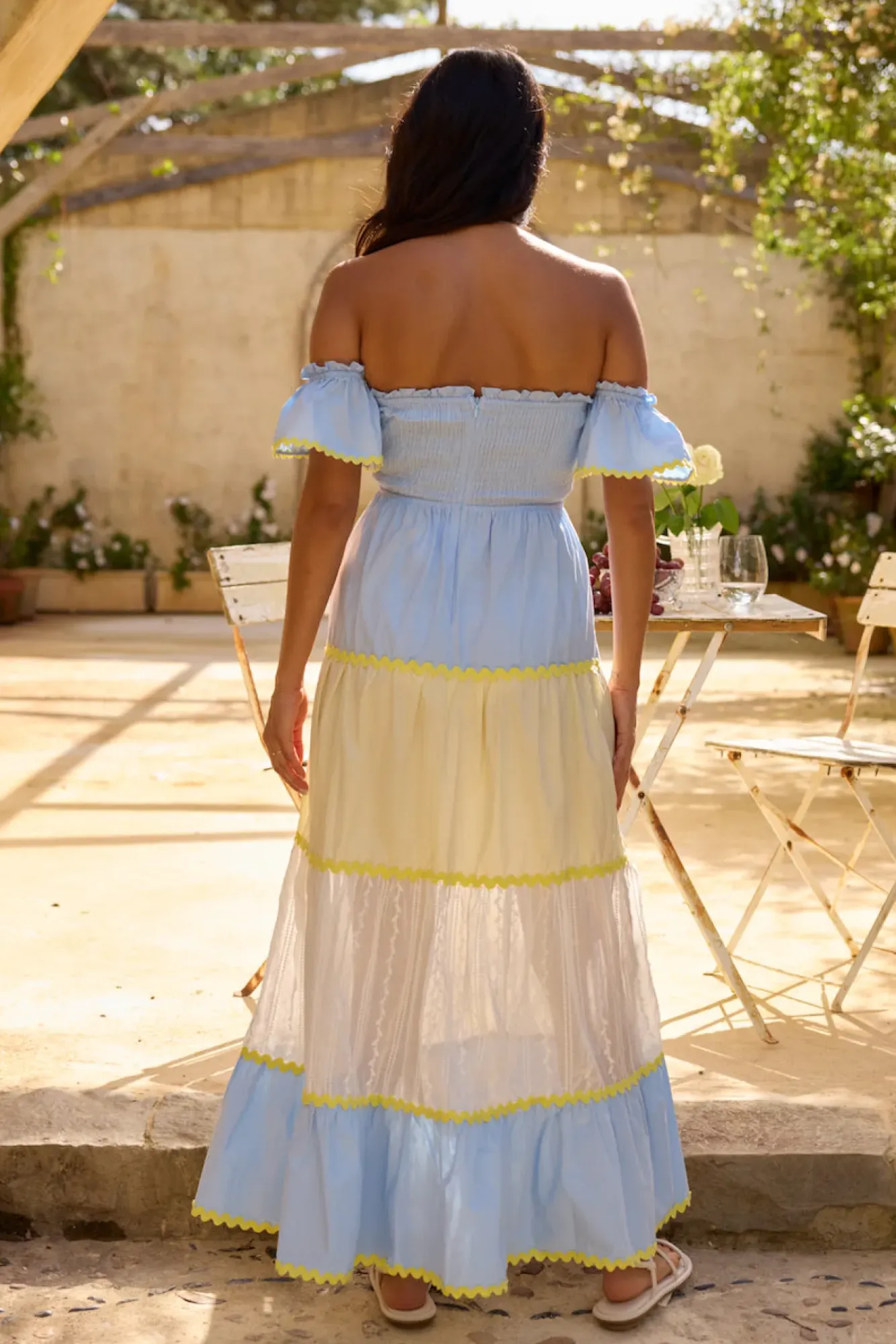 Wedding Guest Dresses|Vacation Dresses>Hello Molly Lillis and Lemons Maxi Dress Blue