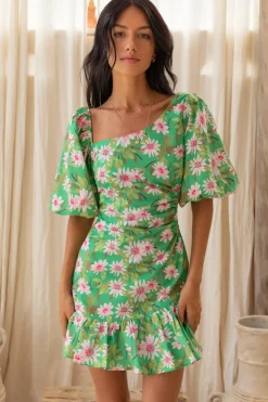 Vacation Dresses|Spring Break Dresses>Hello Molly Lilypond Dress Green