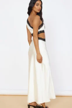 Formal Dresses|Bridesmaid Dresses>Hello Molly Limitless Love Satin Maxi Dress Champagne