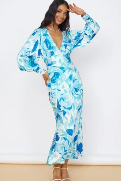 Wedding Guest Dresses|Cocktail Dresses>Hello Molly Limitless Possibilities Maxi Dress Blue