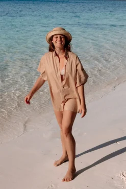 Rompers>Hello Molly Lisbon Romper Brown