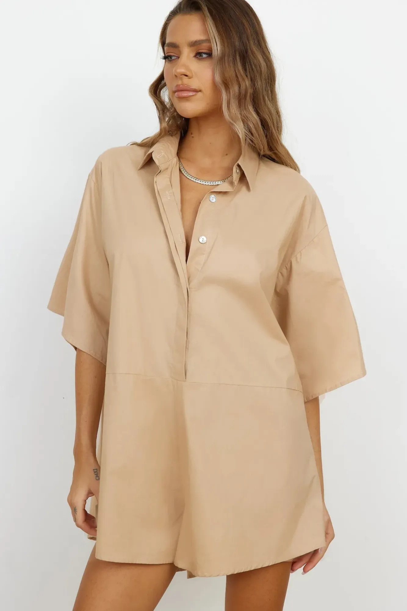 Rompers>Hello Molly Lisbon Romper Brown