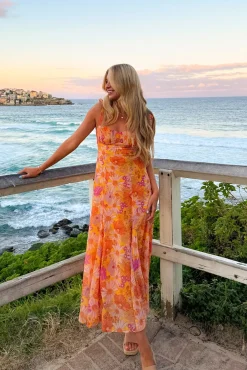 Vacation Dresses|Spring Break Dresses>Hello Molly Lost In Paradise Maxi Dress Yellow