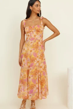 Vacation Dresses|Spring Break Dresses>Hello Molly Lost In Paradise Maxi Dress Yellow