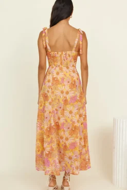 Vacation Dresses|Spring Break Dresses>Hello Molly Lost In Paradise Maxi Dress Yellow