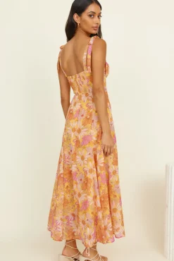 Vacation Dresses|Spring Break Dresses>Hello Molly Lost In Paradise Maxi Dress Yellow