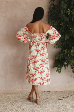 Bump Friendly|Brunch Dresses>Hello Molly Love Affair Midi Dress Floral