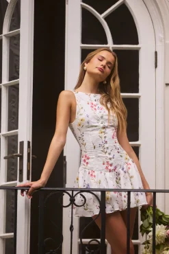Vacation Dresses|Date Night Dresses>Hello Molly Love And Luxury Mini Dress Print