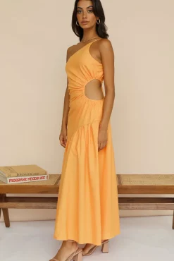 Wedding Guest Dresses|Spring Break Dresses>Hello Molly Love Another Day Maxi Dress Orange