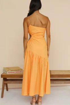 Wedding Guest Dresses|Spring Break Dresses>Hello Molly Love Another Day Maxi Dress Orange