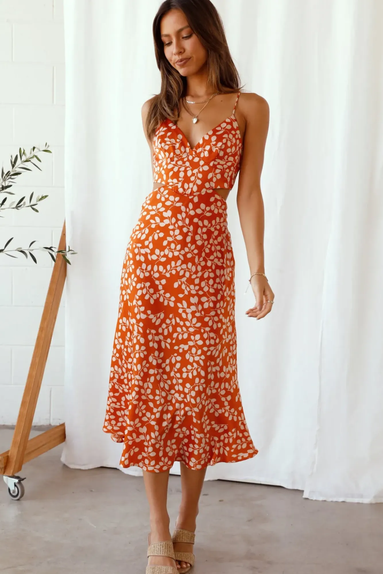 Cocktail Dresses|Spring Break Dresses>Hello Molly Love Arrow Maxi Dress Orange