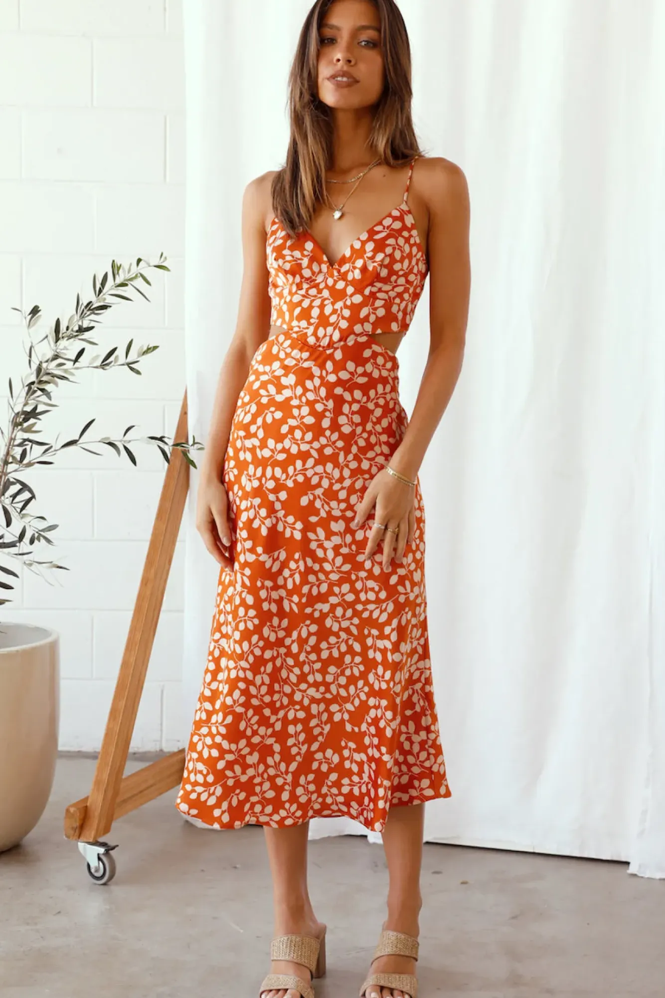 Cocktail Dresses|Spring Break Dresses>Hello Molly Love Arrow Maxi Dress Orange